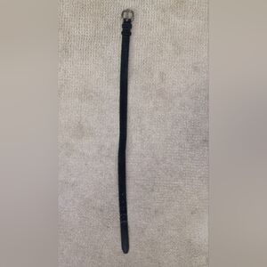 Classic Black Velvet Denim/ Trouser Belt